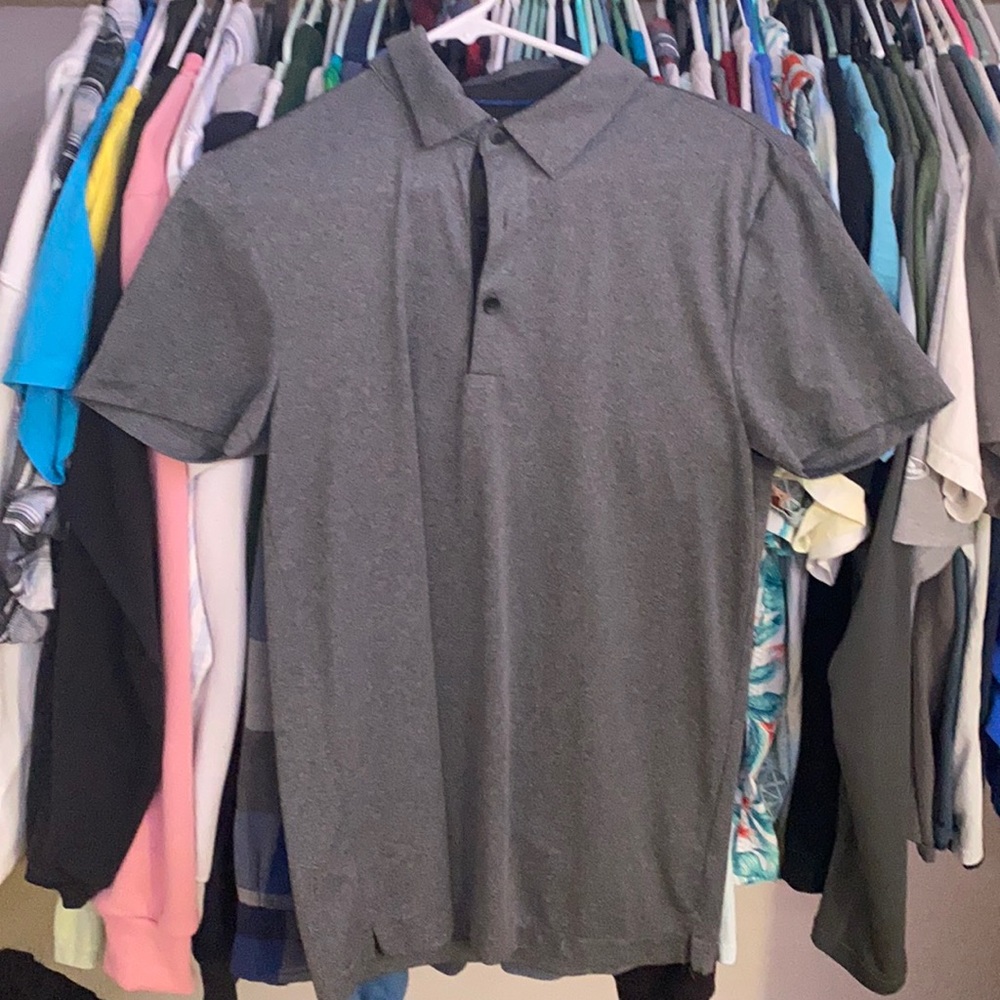 Grey loose polo
